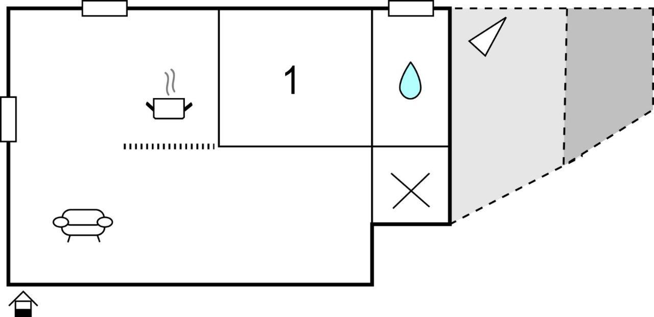 1 Bedroom Awesome Home In 포스티라 외부 사진